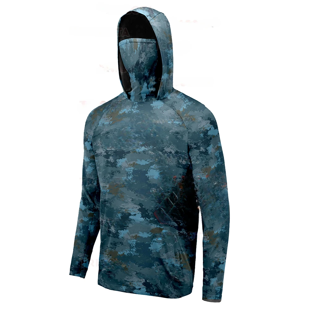 قمصان هودي للرجال للصيد مع حما - مراجعة Fishing Shirt Uv Protection وسعره